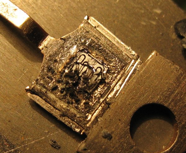 2SD880 melted die