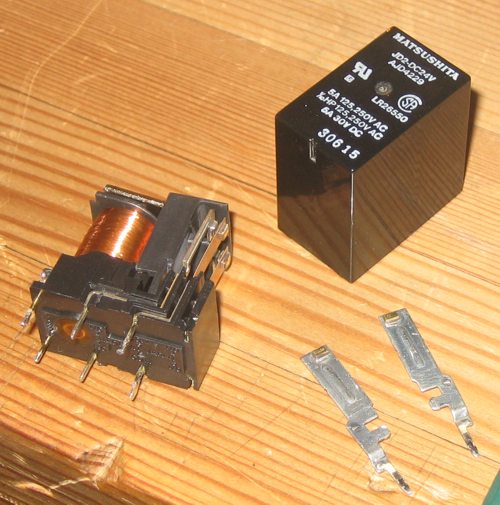 NAD 2150 protection relay disassembled