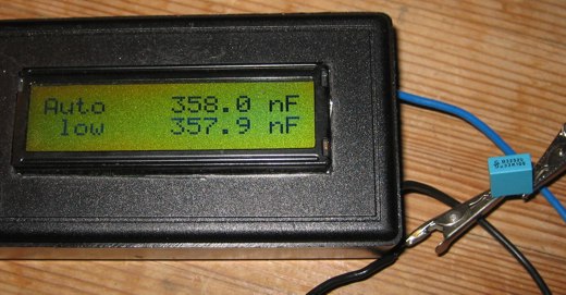 AVR capmeter measuring MKT