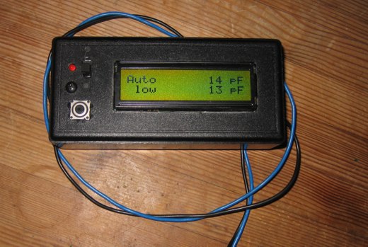 AVR capmeter measuring wires