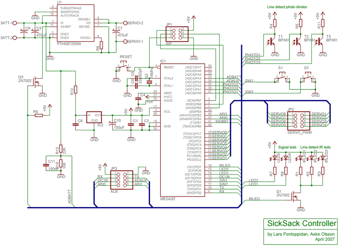 SickSack controller schematic