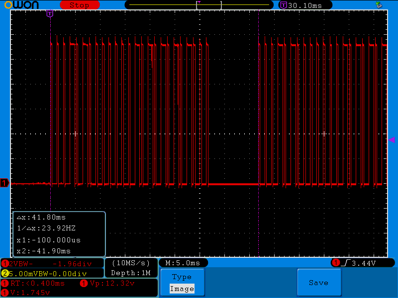 HX2262 PIN17 DOUT Transmitting