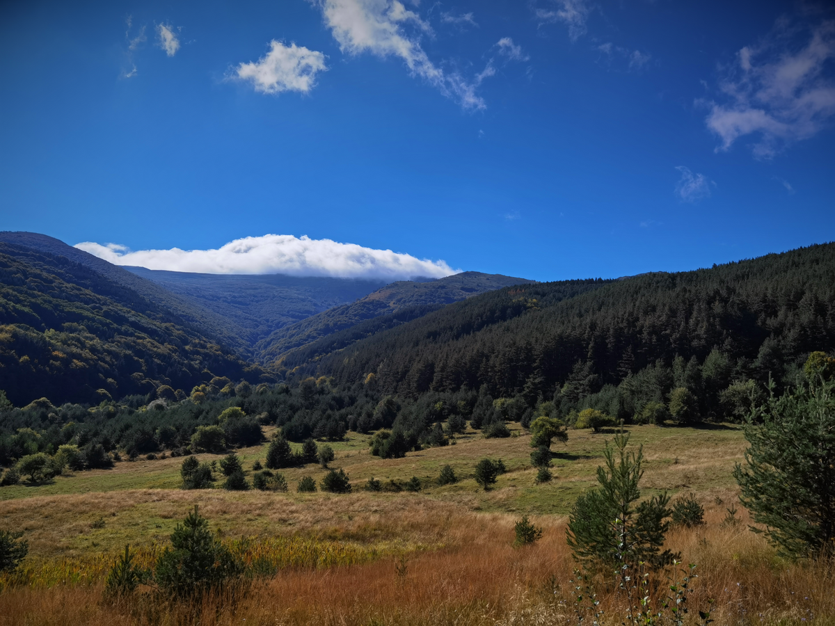 Mountains and sky landscape photo